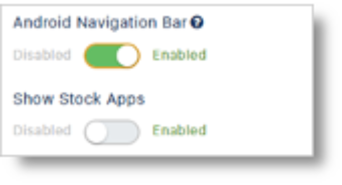 Android Navigation Bar