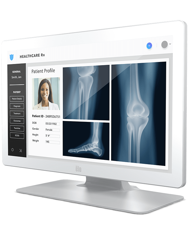 Monitores de tela de toque de grau médico DICOM