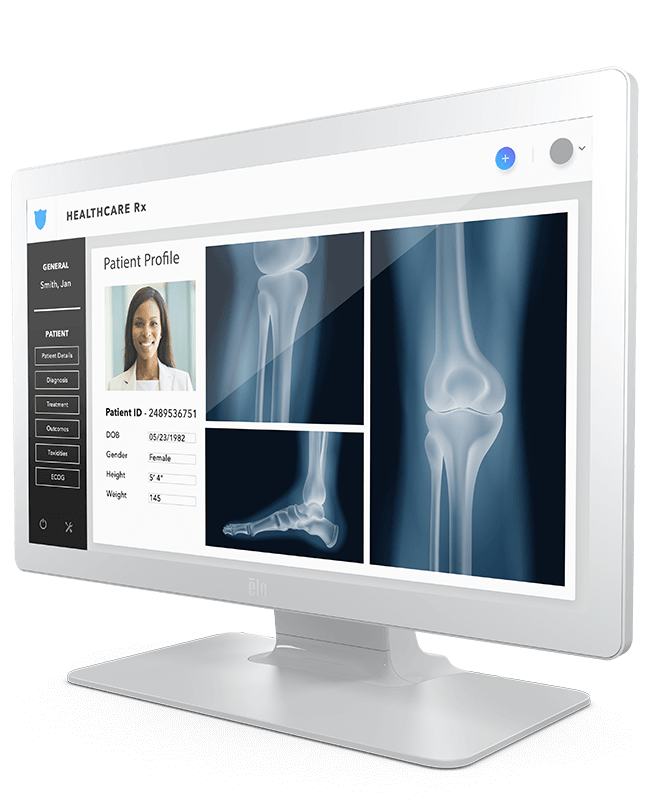 Monitores de tela de toque de grau médico DICOM