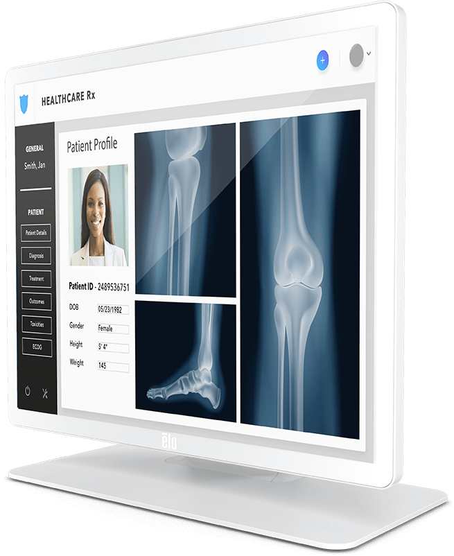 Monitores de tela de toque de grau médico DICOM